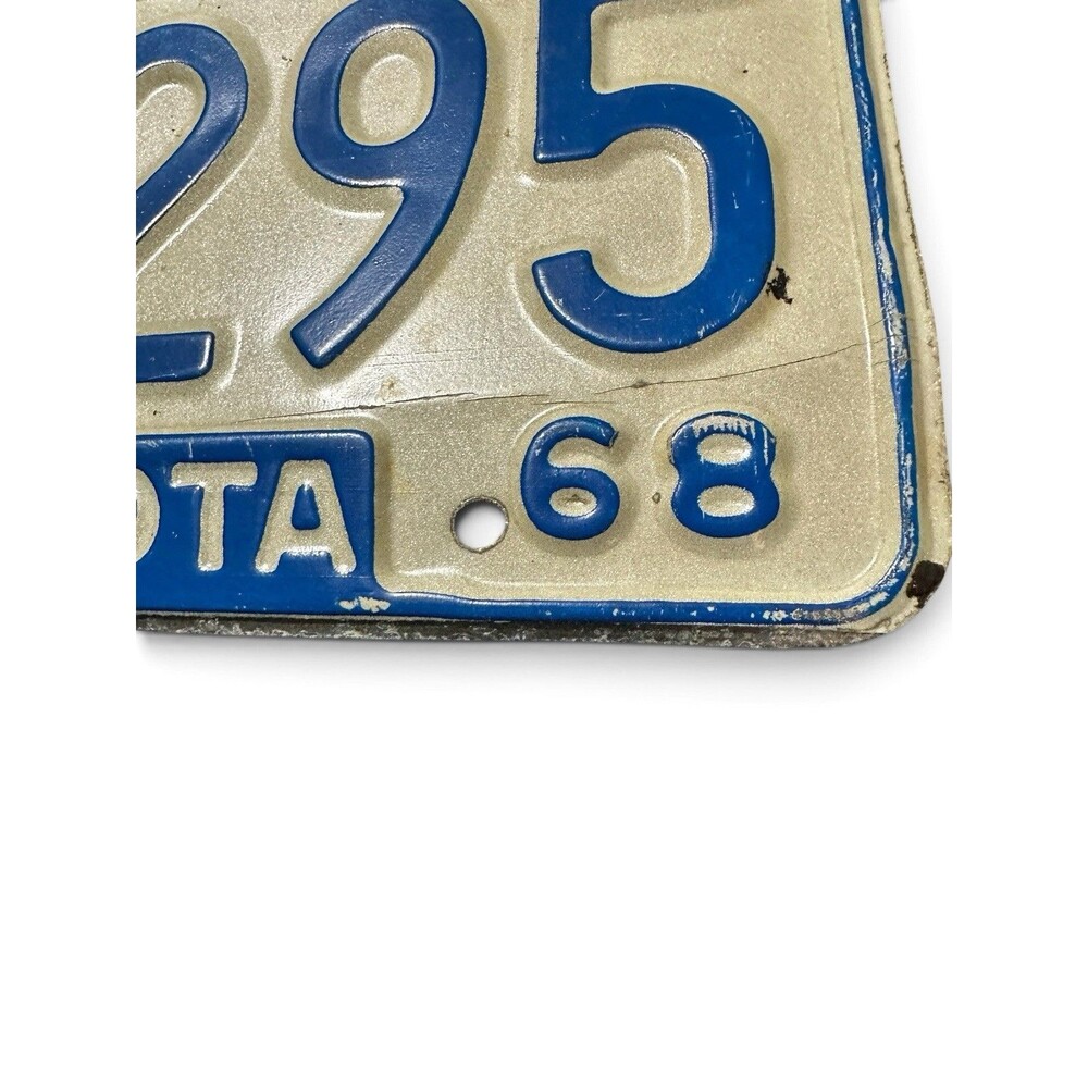 Vintage Minnesota 1968 - 10,000 Lakes - US Car License Plate 6NB-295 - Picture 4 of 6